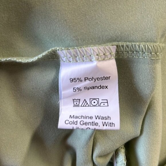 SHEIN Sweetheart Neck Frill Trim Ruched Top in Mint Green - Size S - Picture 5 of 5